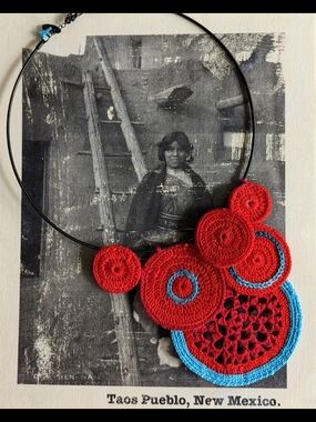 Taos Handmade Crochet Necklace